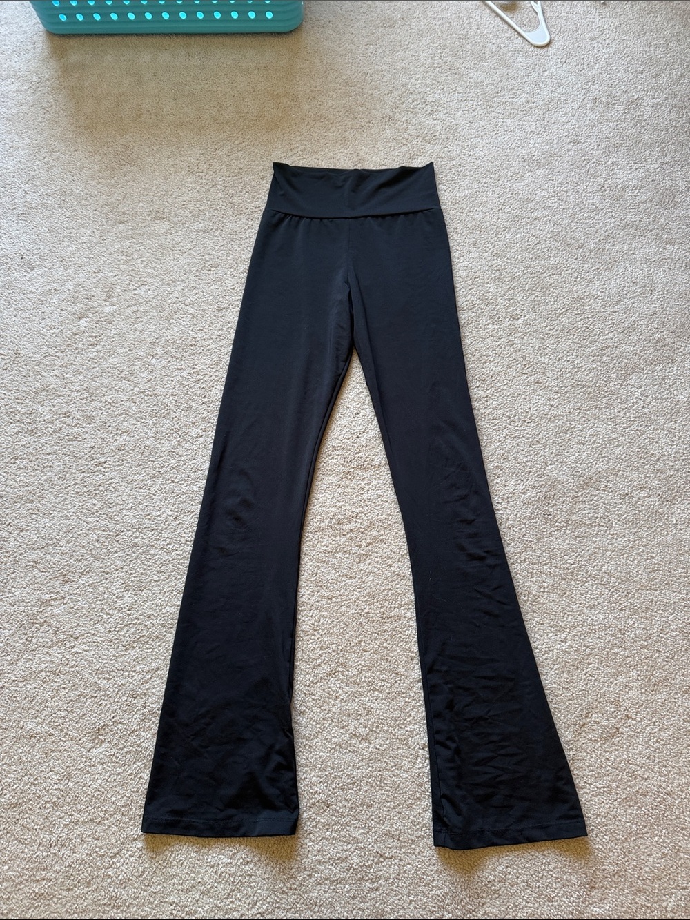 Lane 201 Black High-Waist Flared Yoga Pants